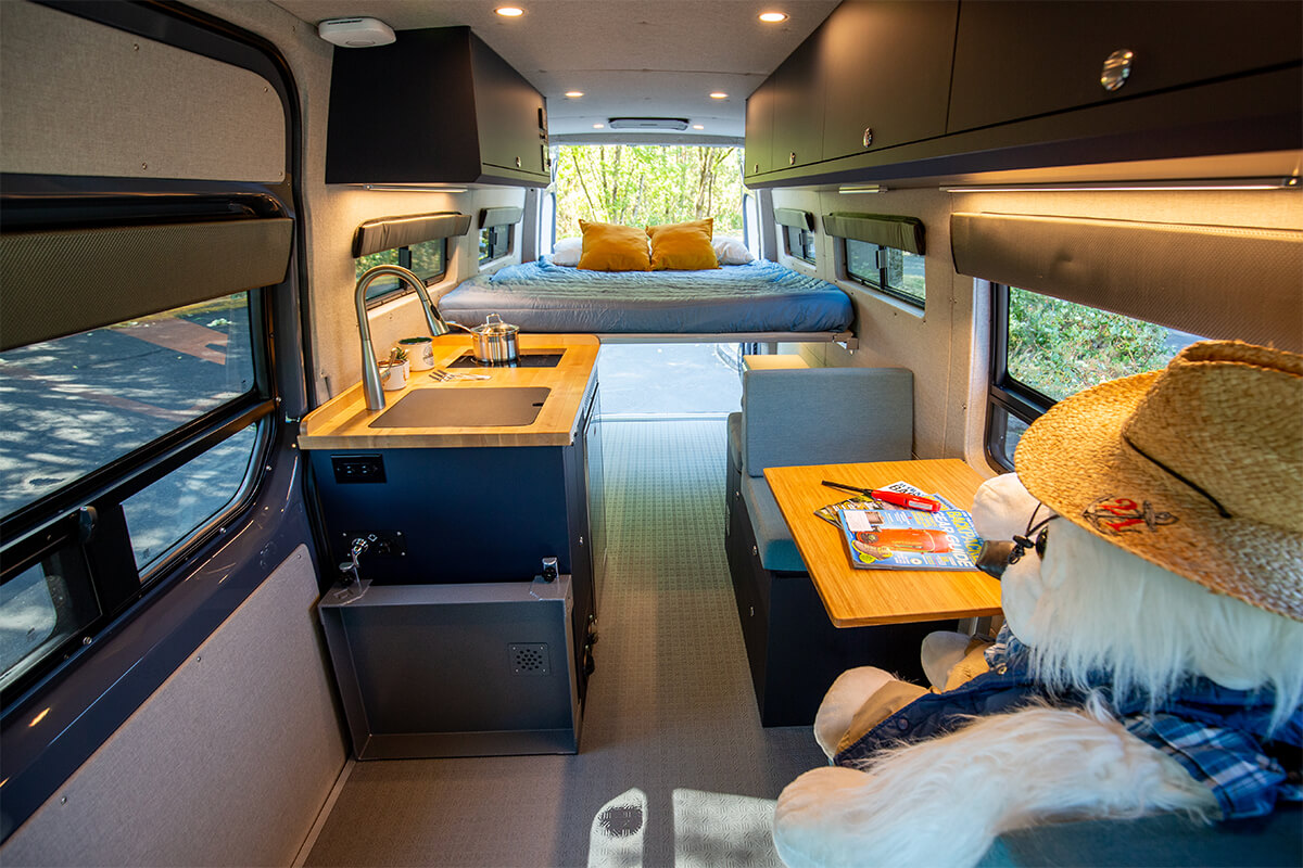 custom van conversion Monkey Business 2019 mercedes benz sprinter 170 4wd