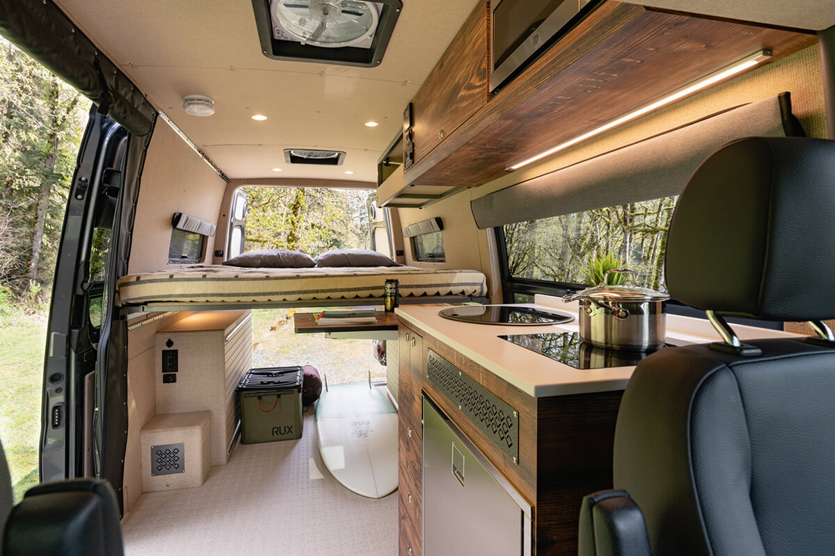 2021 Mercedes-Benz Sprinter 144 High Roof 4WD Interior seat two sleep two