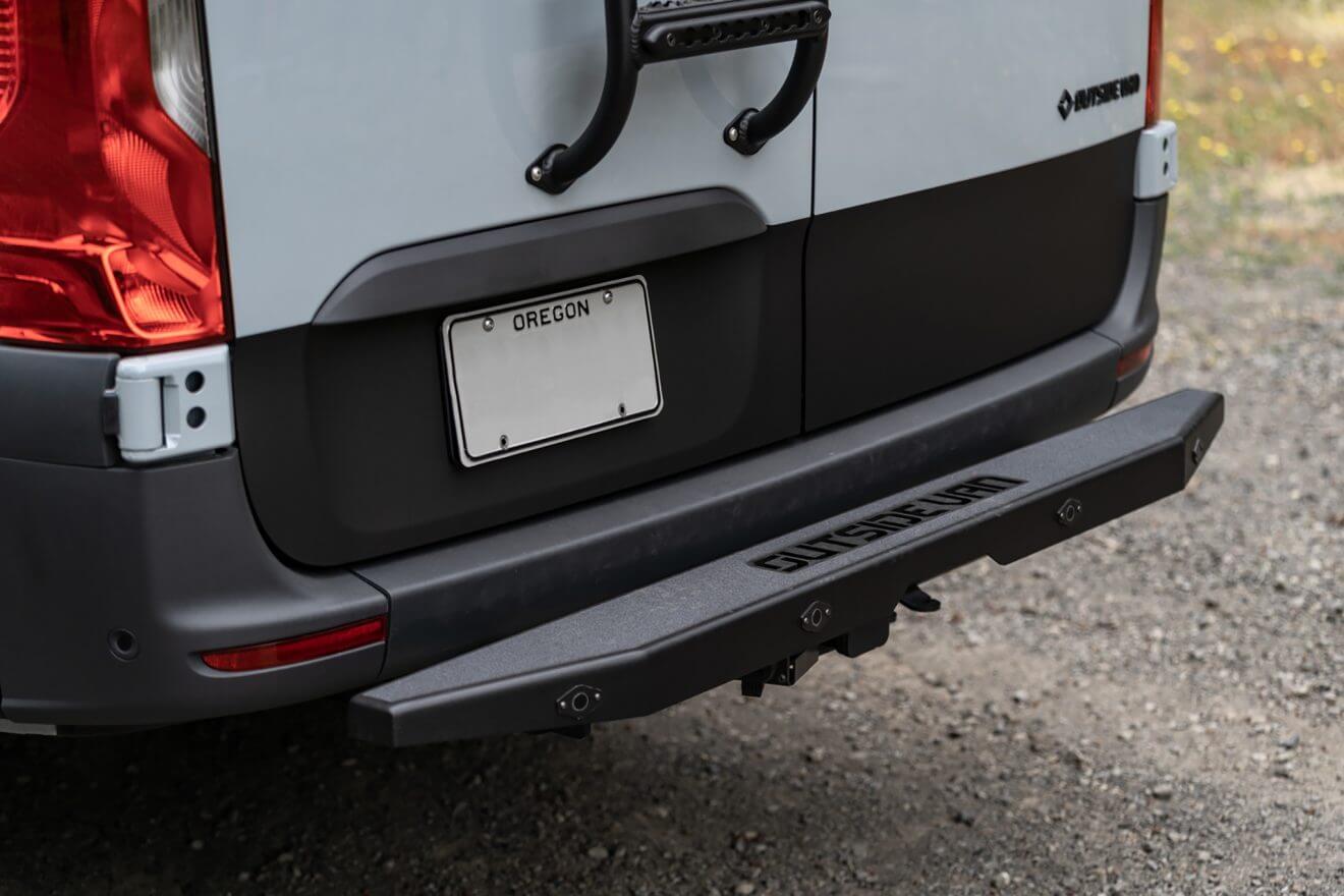 custom van conversion Karlsbad-Van 2021 mercedes benz sprinter 170 4wd rear step bumper