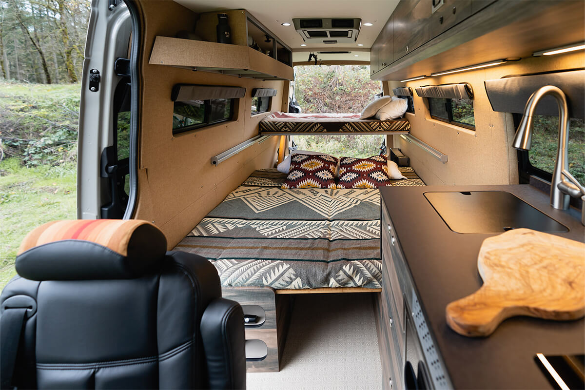 2020 Mercedes-Benz Sprinter 170 EXT Dually High Roof 4WD Interior sleep three seat three