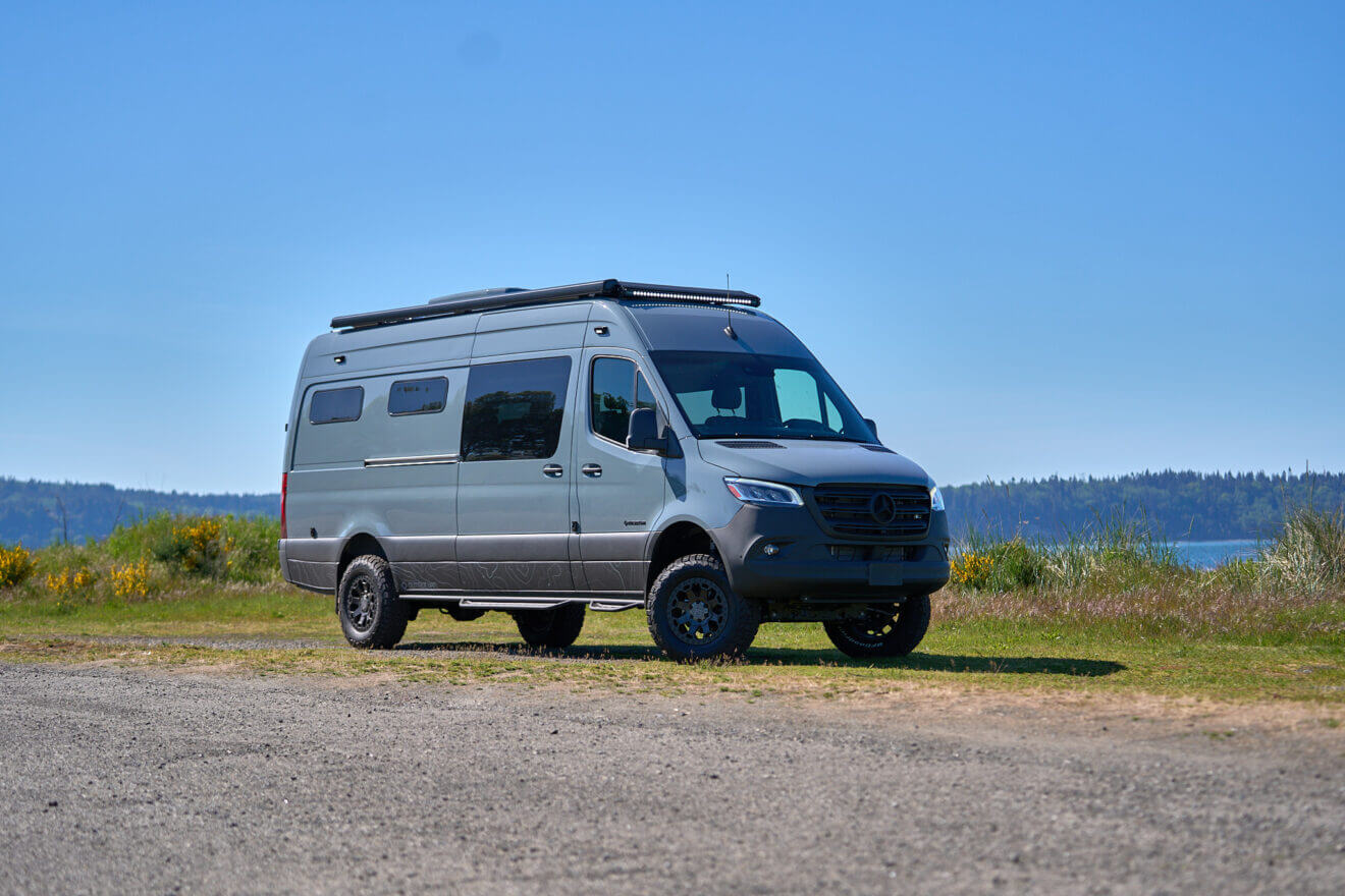 31 Flavors custom van by the water