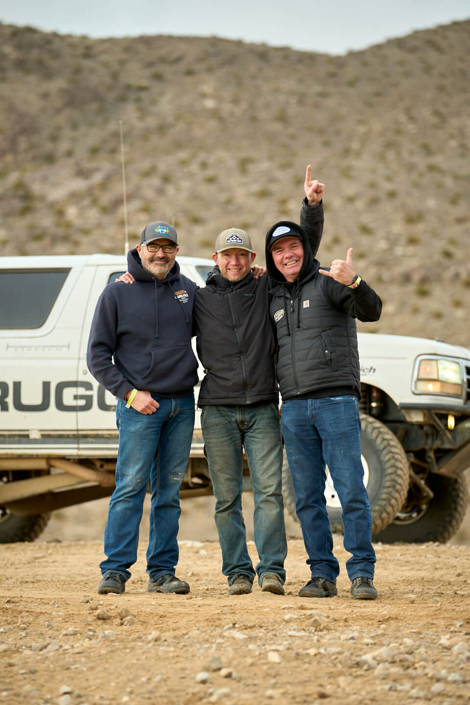 Group portrait at King of the Hammers