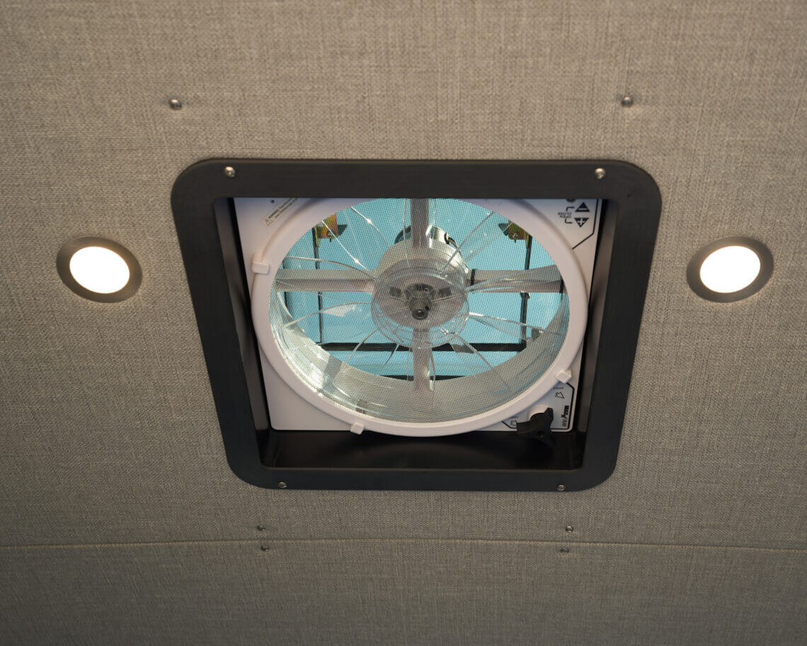 Baseline Ceiling Lights and Vent Fan