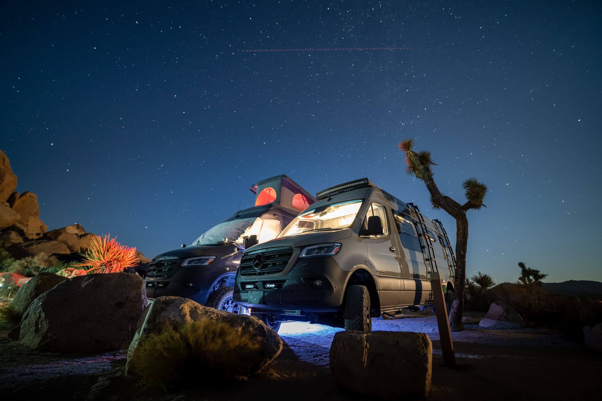 Outside Van Camping in Joshua Tree National Park