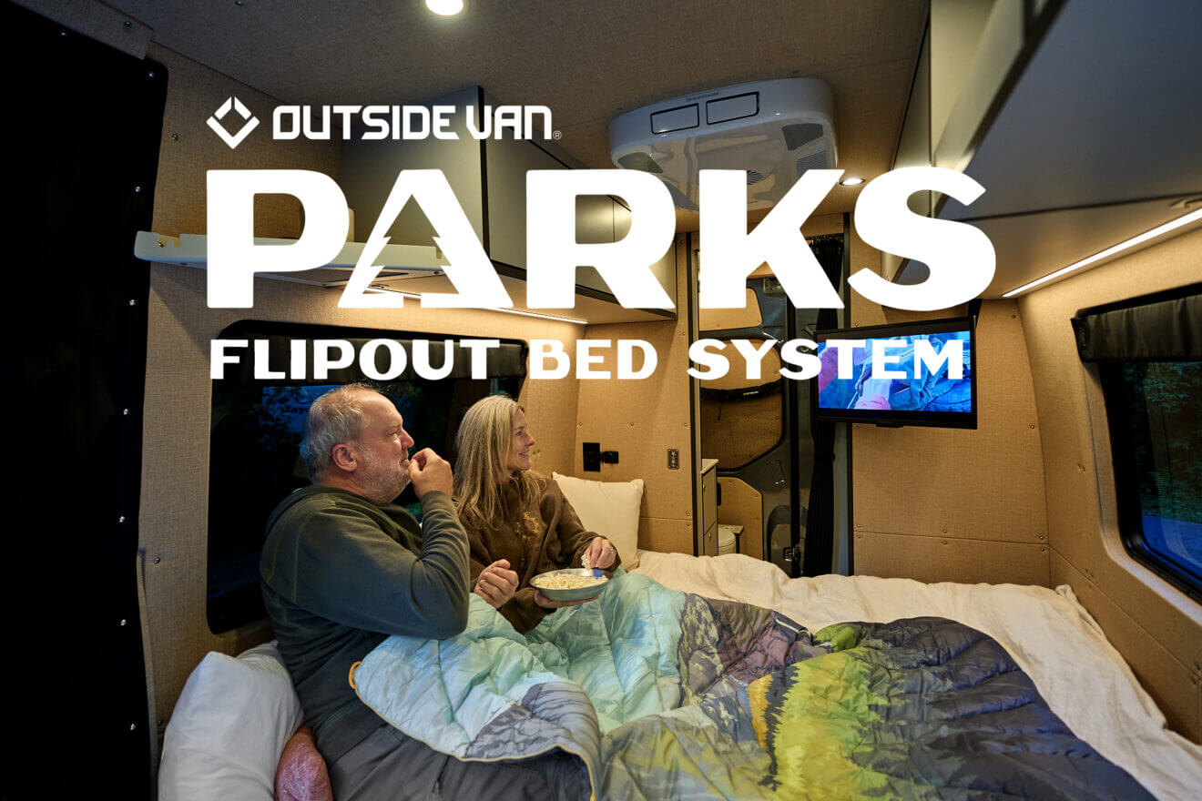 Outside Van Parks FlipOut Bed