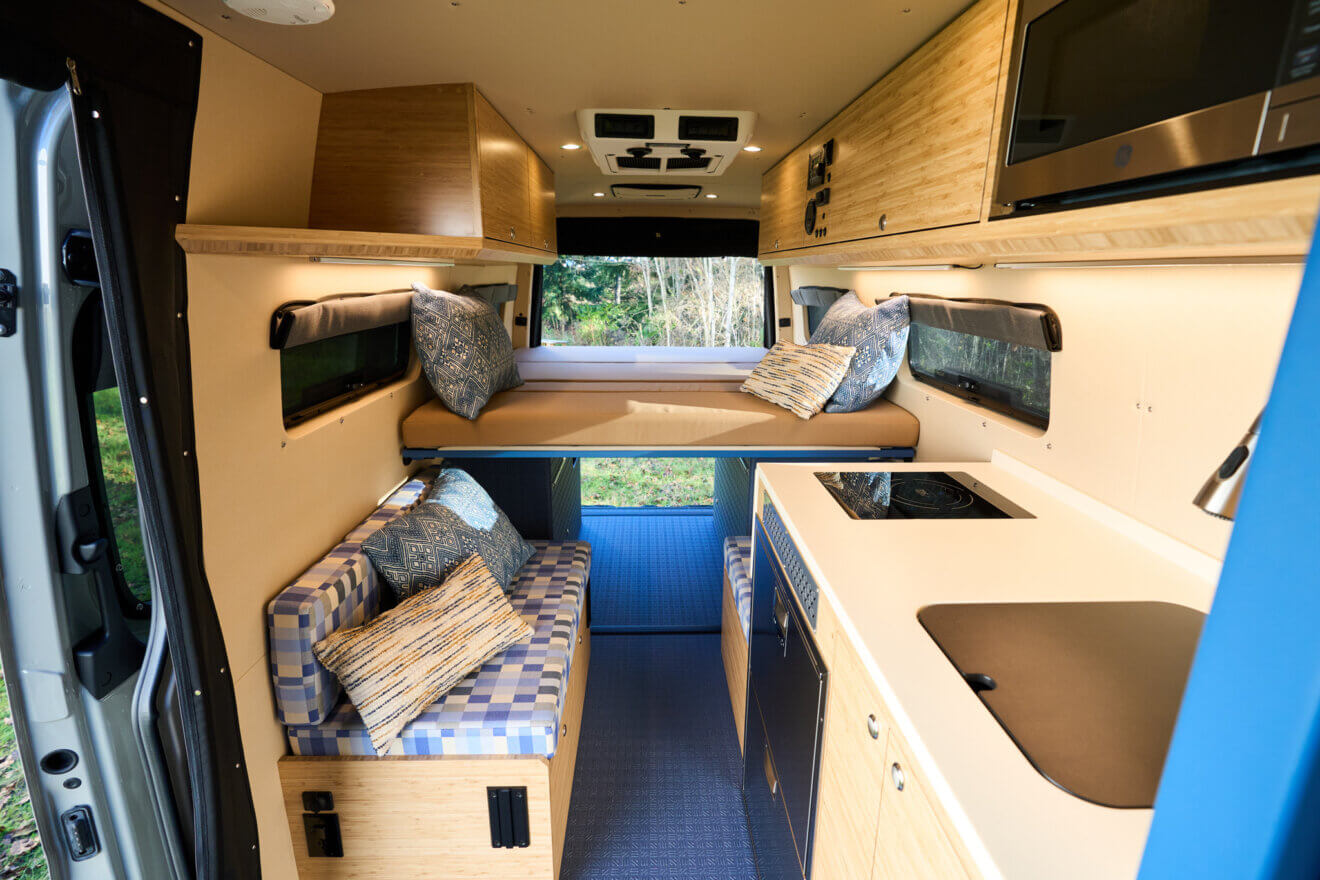 Outside Van Tikanni Custom Adventure Van