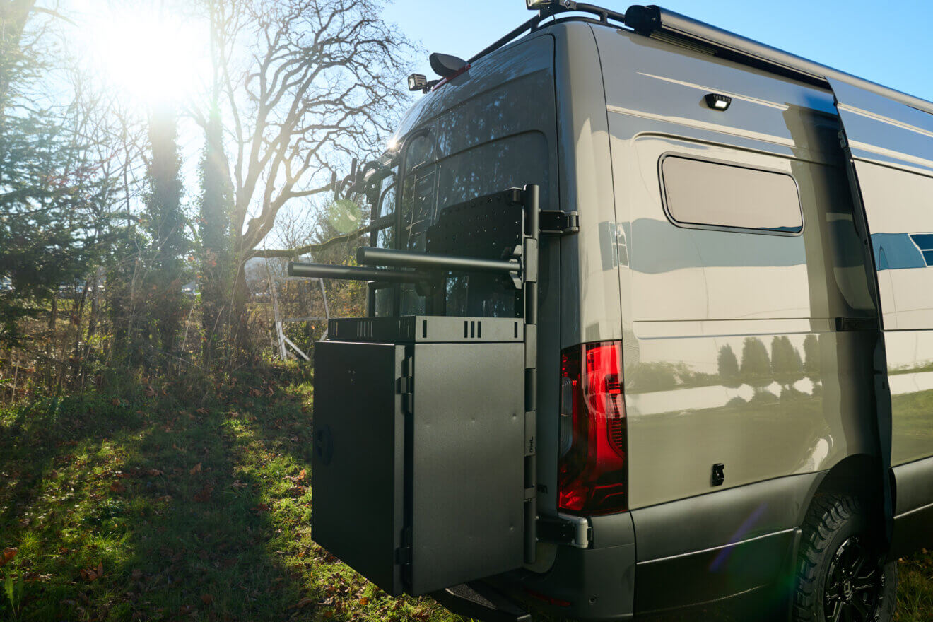Outside Van Tikanni Custom Adventure Van