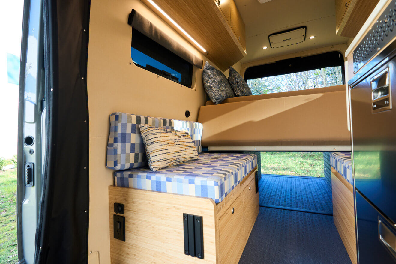 Outside Van Tikanni Custom Adventure Van