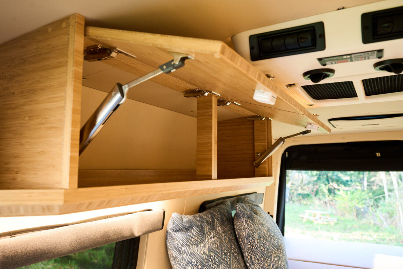 Outside Van Tikanni Custom Adventure Van