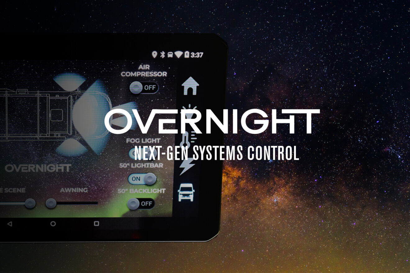 Outside Van Overnight Garmin Control Center