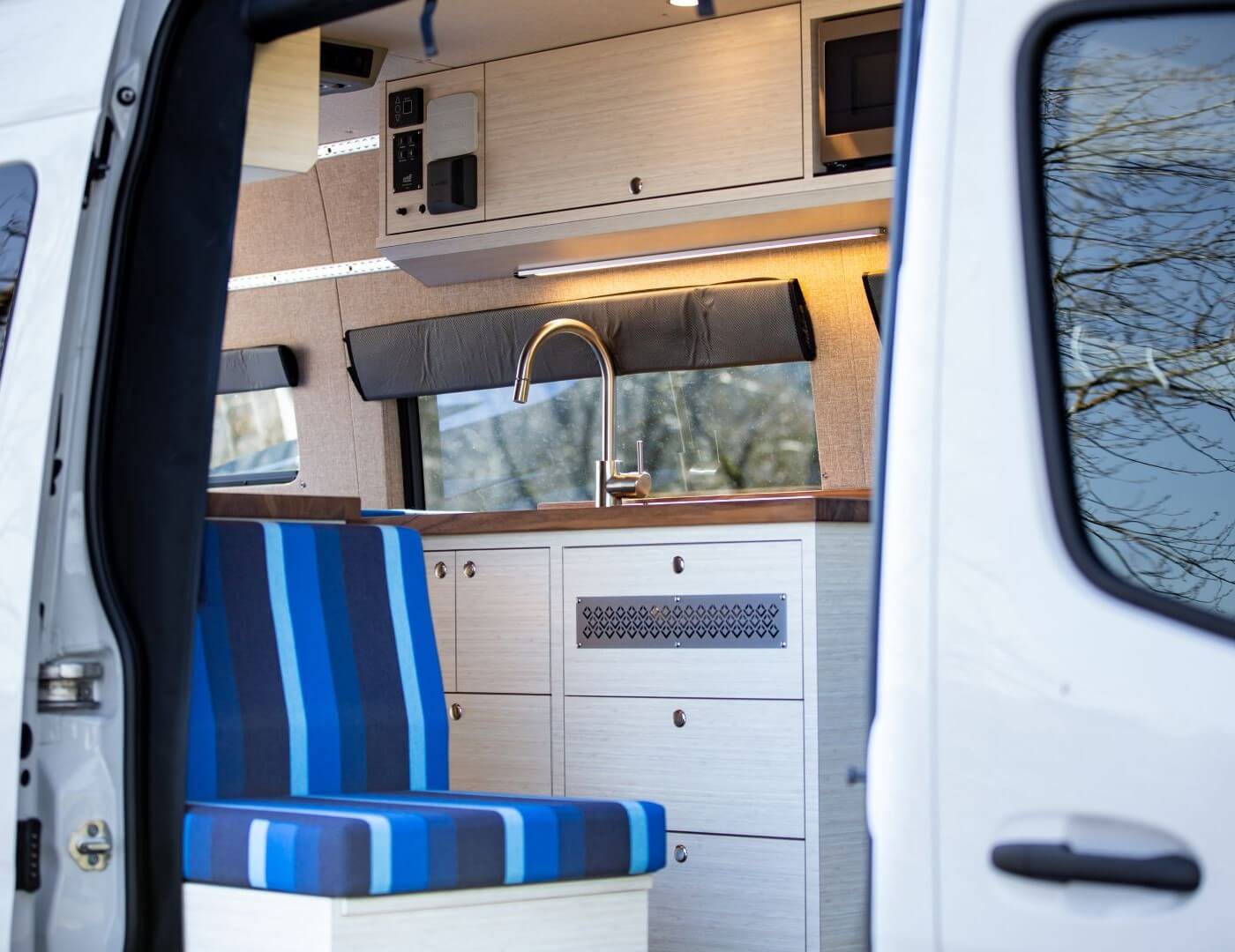 Outside van custom van