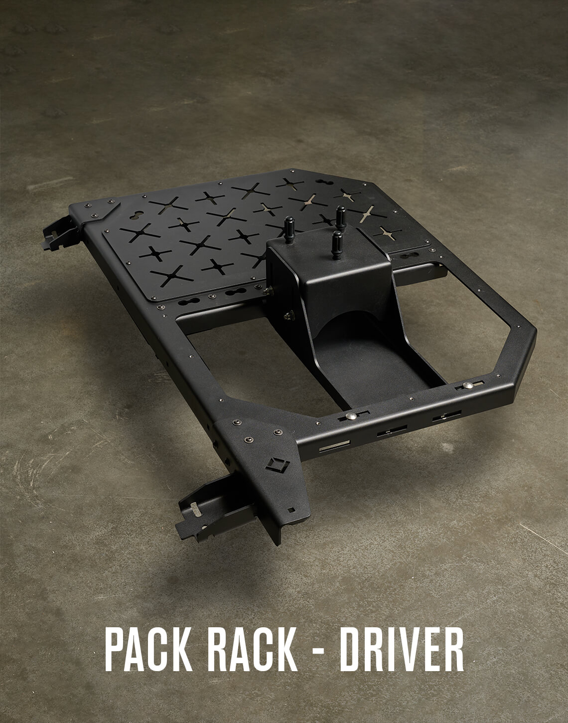Outside Van Pack Series Pack Rack Driver