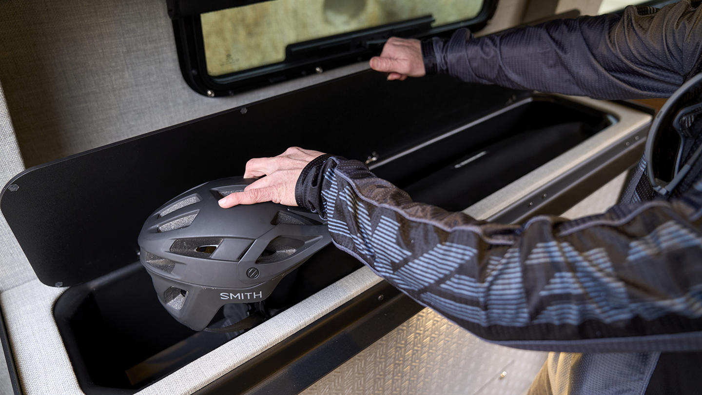 syncline-MTB-outside-van_DSC6814 copy Syncline stowaway bin storage for bike helmets