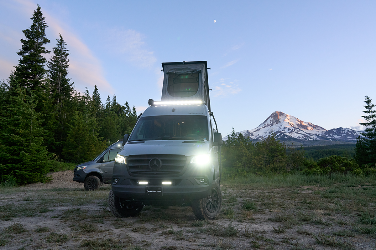 OutsideVan_Overnight_Lights_MtHood10_Web Outside Van Overnight Lights