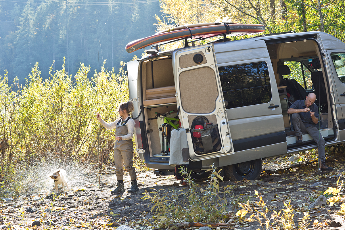 IR1A4369 copy Preparing to fly fish with a camper van