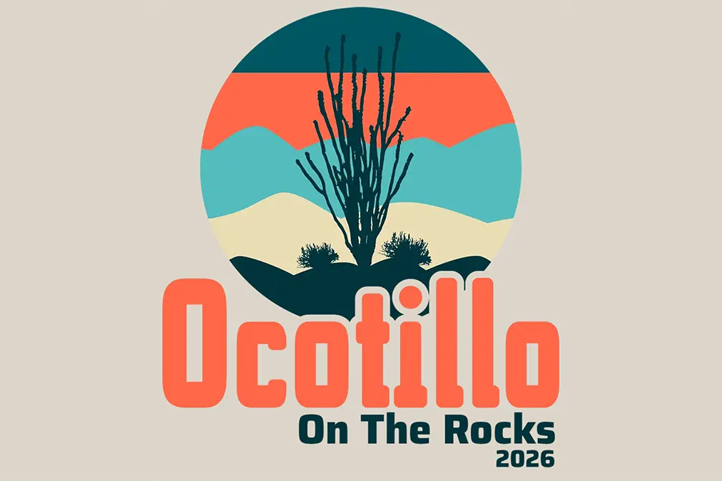 Ocotillo on the Rocks