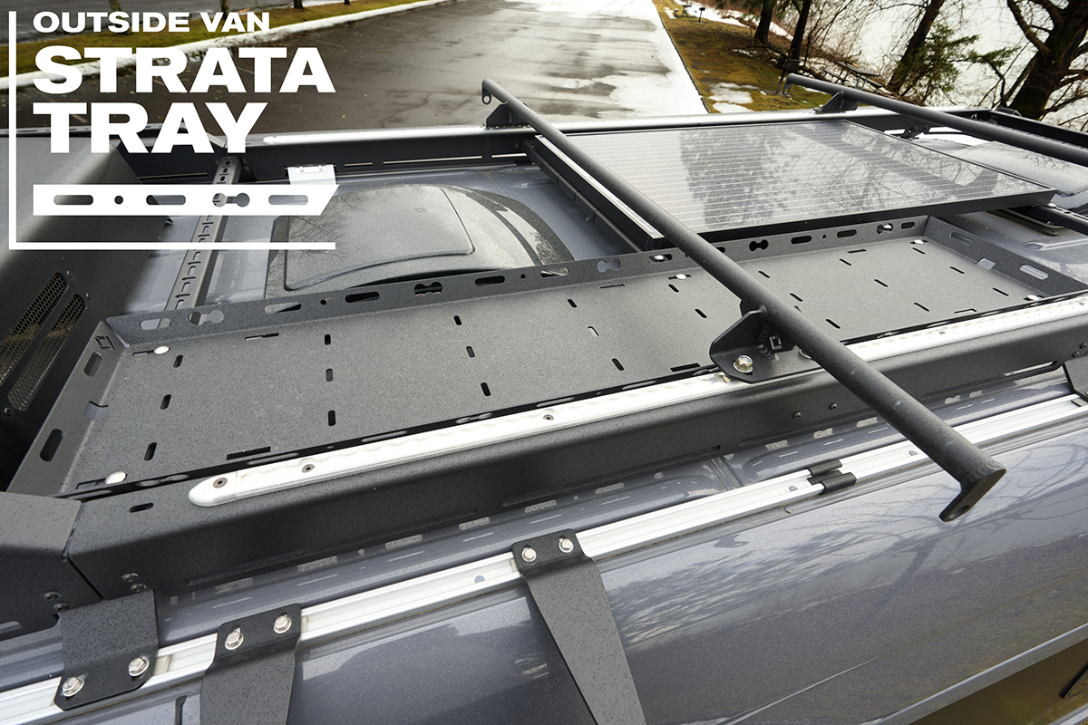 Outside Van Strata Universal Storage Tray