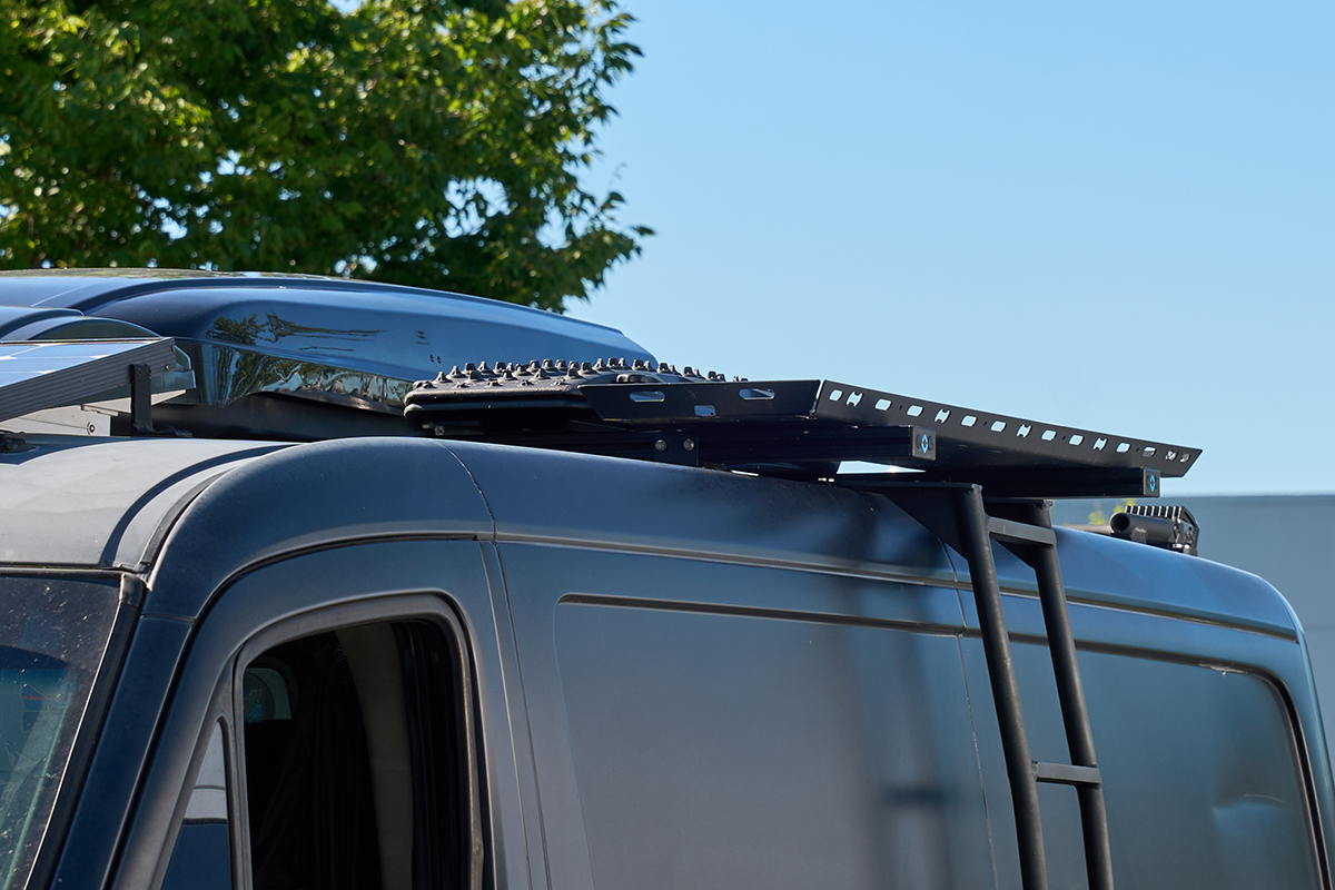OutsideVan_StrataTray_Mounted copy Outside Van Strata Universal Storage Tray